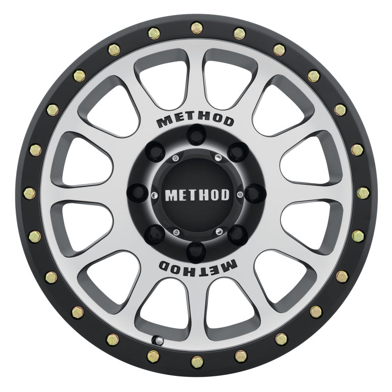 Method Wheels Wheels - Cast Method MR305 NV 17x8.5 0mm Offset 8x6.5 130.81mm CB Machined/Black Street Loc Wheel