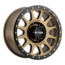 Load image into Gallery viewer, Method Wheels Wheels - Cast Method MR305 NV 17x8.5 0mm Offset 8x6.5 130.81mm CB Method Bronze/Black Street Loc Wheel