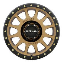 Load image into Gallery viewer, Method Wheels Wheels - Cast Method MR305 NV 20x10 -18mm Offset 8x6.5 130.81mm CB Method Bronze/Black Street Loc Wheel