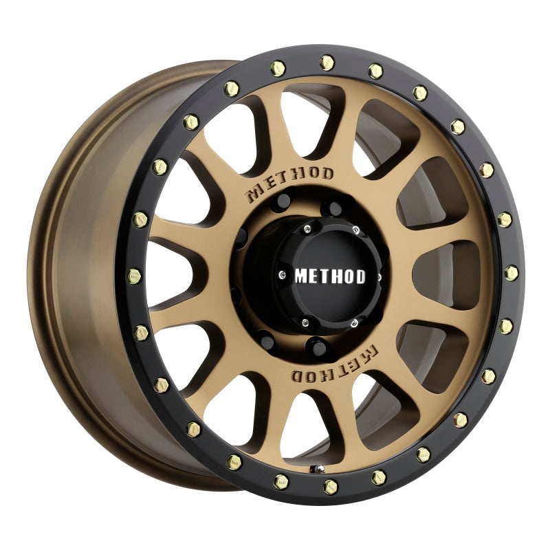 Method Wheels Wheels - Cast Method MR305 NV 20x9 +18mm Offset 8x6.5 130.81mm CB Method Bronze/Black Street Loc Wheel