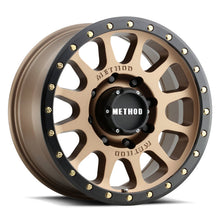 Load image into Gallery viewer, Method Wheels Wheels - Cast Method MR305 NV HD 18x9 +18mm Offset 8x170 130.81mm CB Method Bronze/Black Street Loc Wheel