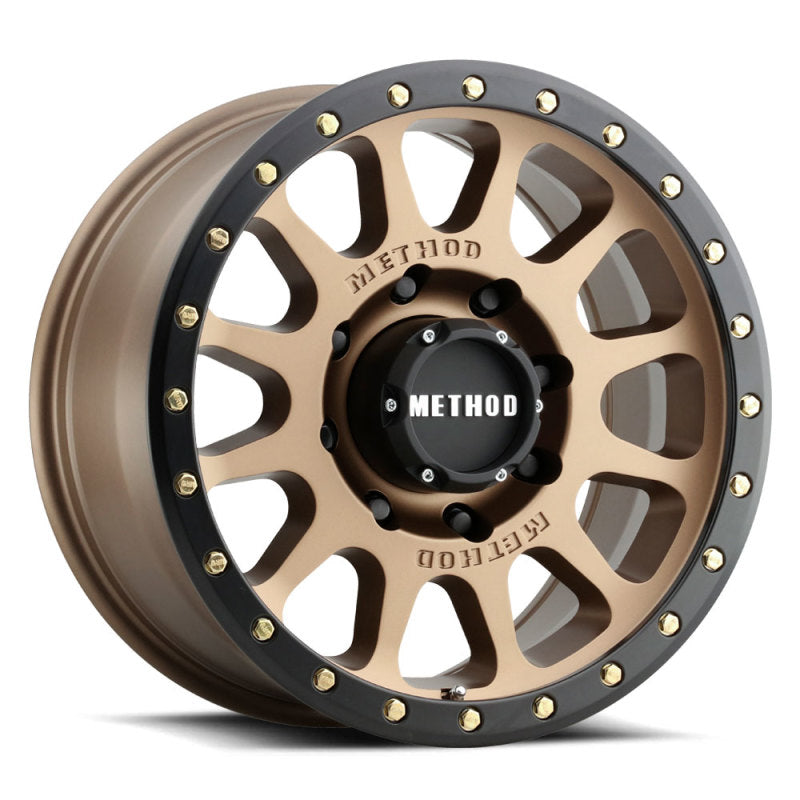 Method Wheels Wheels - Cast Method MR305 NV HD 18x9 +18mm Offset 8x6.5 130.81mm CB Method Bronze/Black Street Loc Wheel