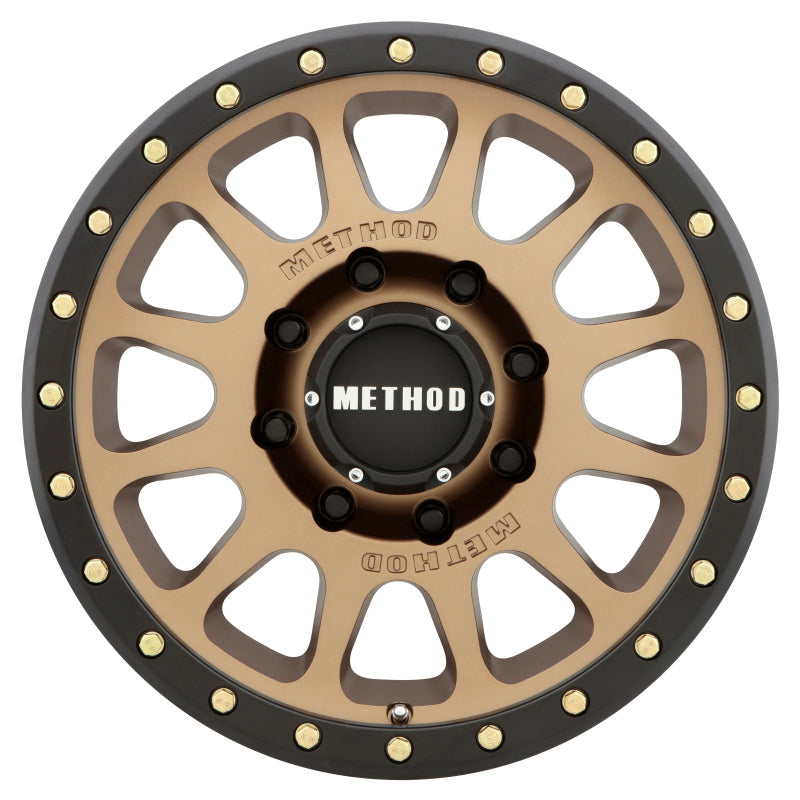 Method Wheels Wheels - Cast Method MR305 NV HD 18x9 +18mm Offset 8x6.5 130.81mm CB Method Bronze/Black Street Loc Wheel