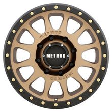 Load image into Gallery viewer, Method Wheels Wheels - Cast Method MR305 NV HD 18x9 +18mm Offset 8x6.5 130.81mm CB Method Bronze/Black Street Loc Wheel