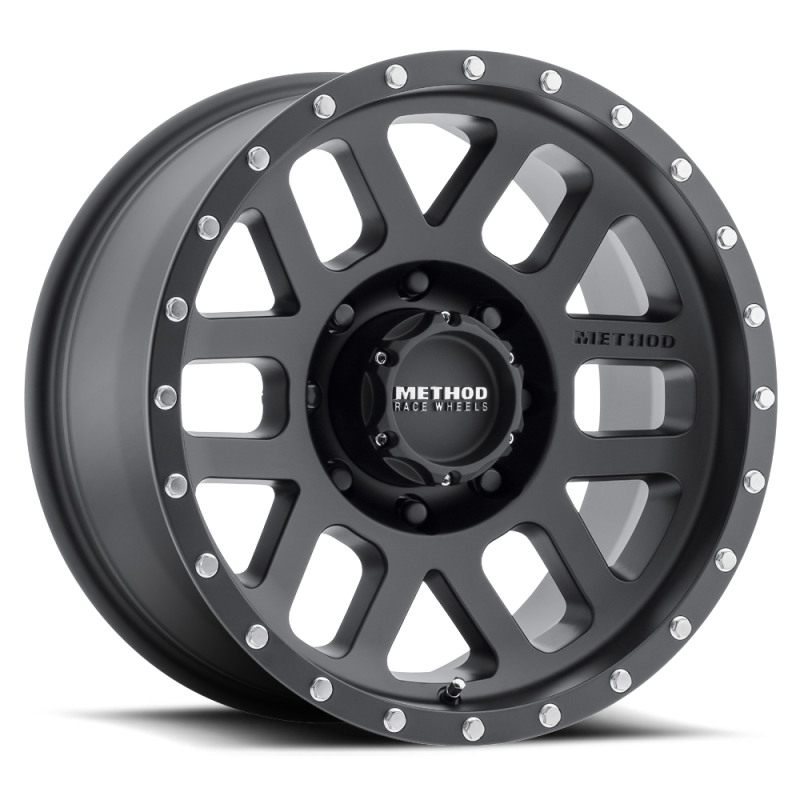 Method Wheels Wheels - Cast Method MR306 Mesh 18x9 -12mm Offset 8x6.5 130.81mm CB Matte Black Wheel