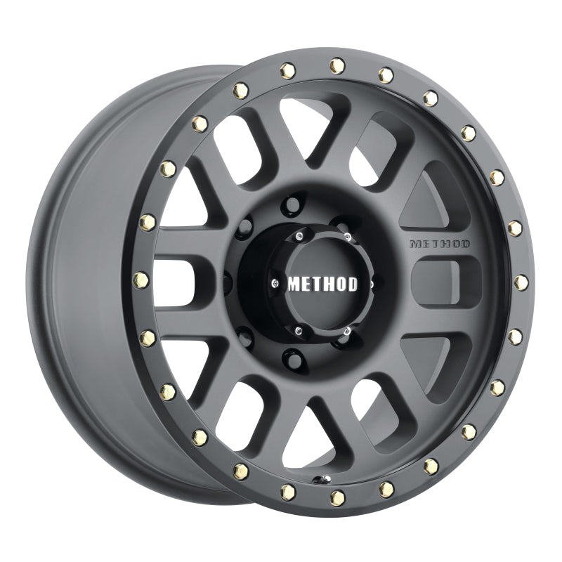 Method Wheels Wheels - Cast Method MR309 Grid 18x9 +18mm Offset 8x6.5 130.81mm CB Titanium/Black Street Loc Wheel