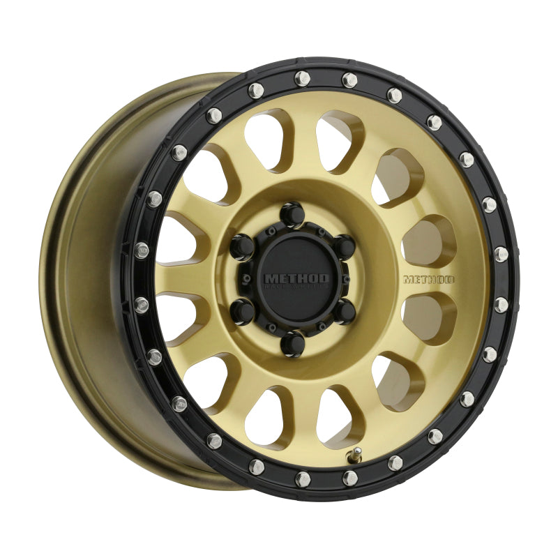 Method Wheels Wheels - Cast Method MR315 17x8.5 0mm Offset 6x5.5 106.25mm CB Gold/Black Street Loc Wheel