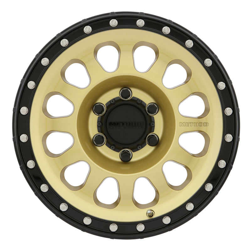 Method Wheels Wheels - Cast Method MR315 17x8.5 0mm Offset 6x5.5 106.25mm CB Gold/Black Street Loc Wheel
