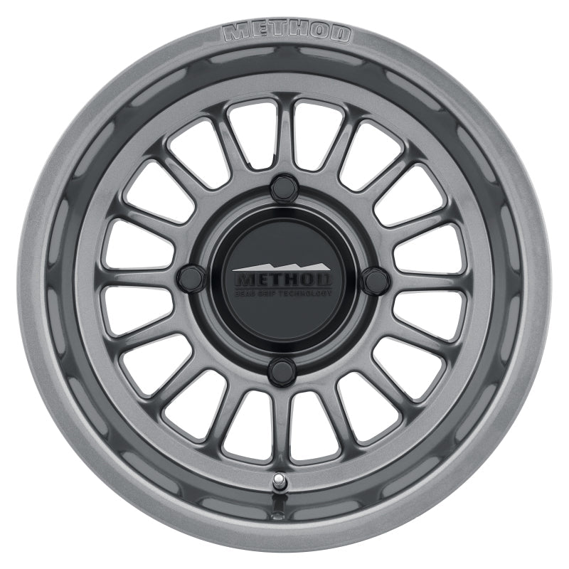 Method Wheels Wheels - Cast Method MR411 Bead Grip 15x7 / 5+2/38mm Offset / 4x156 / 132mm CB Gloss Titanium Wheel