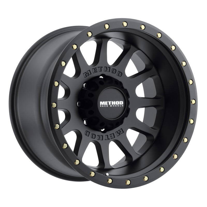 Method Wheels Wheels - Cast Method MR605 NV 20x10 -24mm Offset 8x6.5 121.3mm CB Matte Black Wheel