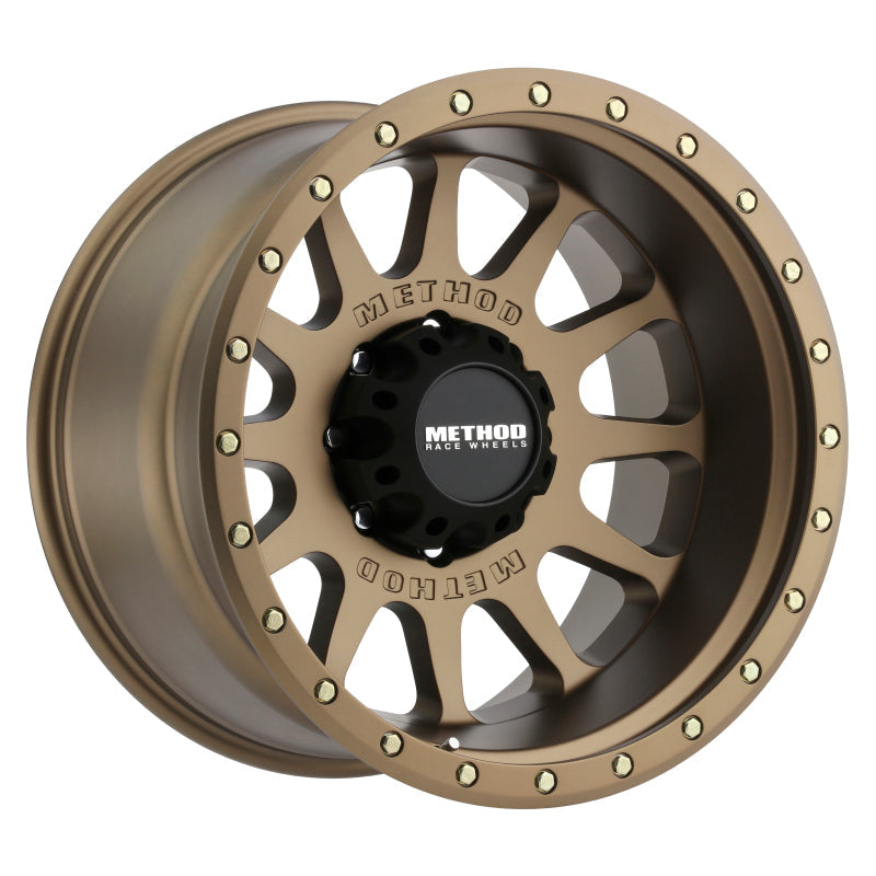 Method Wheels Wheels - Cast Method MR605 NV 20x10 -24mm Offset 8x6.5 121.3mm CB Method Bronze Wheel
