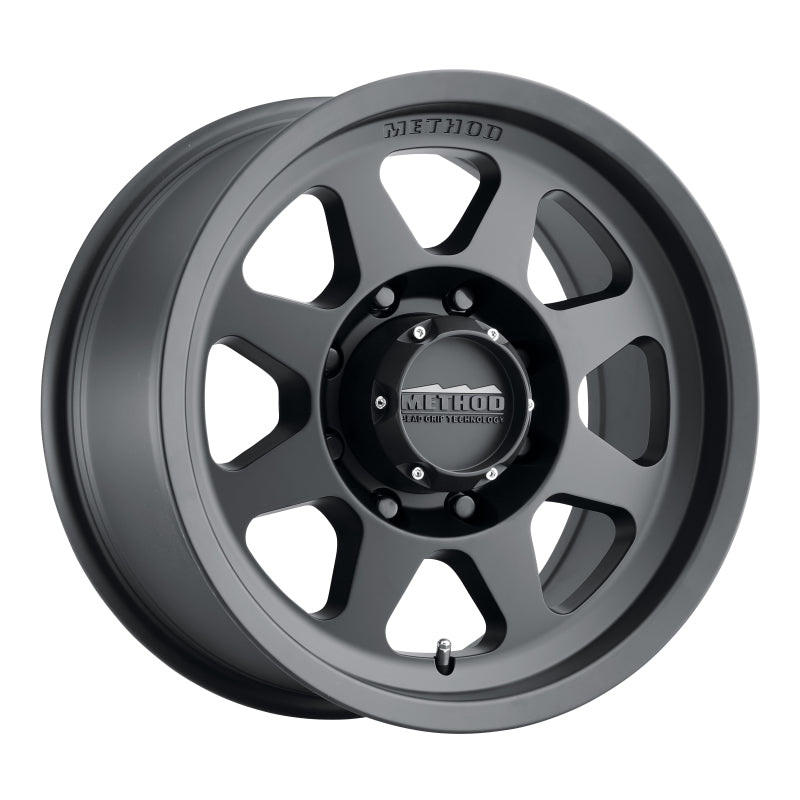 Method Wheels Wheels - Cast Method MR701 17x9 -12mm Offset 8x6.5 130.81mm CB Matte Black Wheel