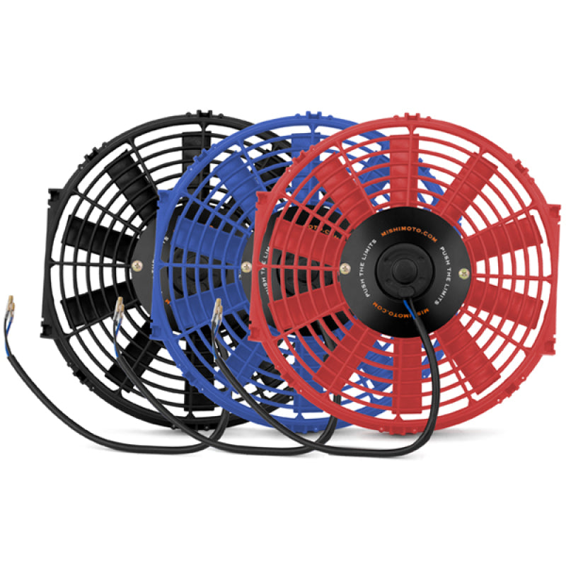 Mishimoto Fans & Shrouds Mishimoto 12 Inch Red Electric Fan 12V