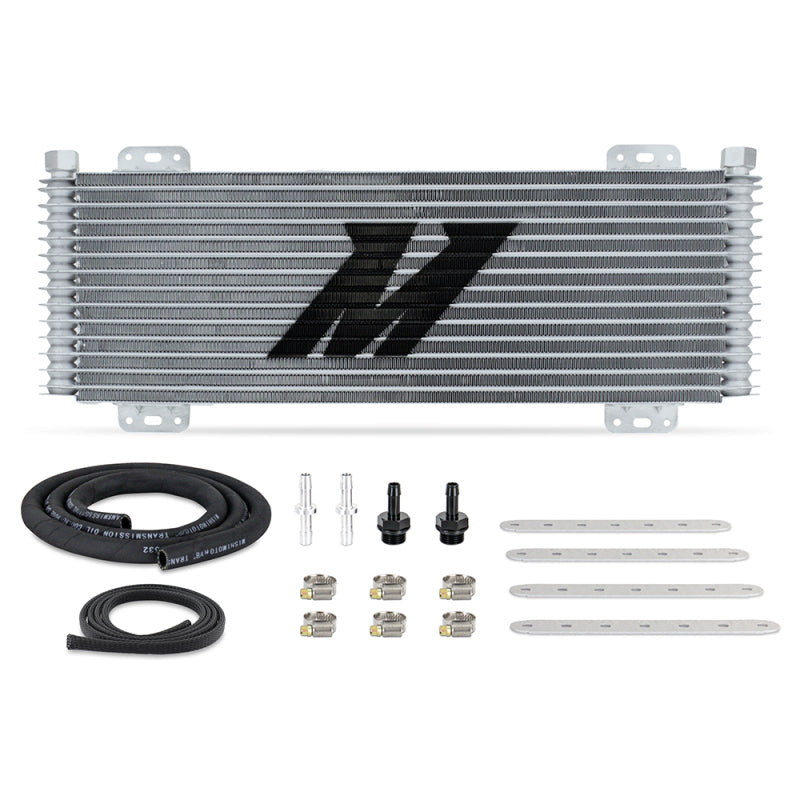 Mishimoto Transmission Coolers Mishimoto 13-Row Stacked Plate Transmission Cooler - Silver