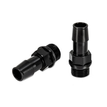 Load image into Gallery viewer, Mishimoto Fittings Mishimoto 16X1.5 TO 1/2in. Hose Barb Aluminum Fittings (Pack of 2)