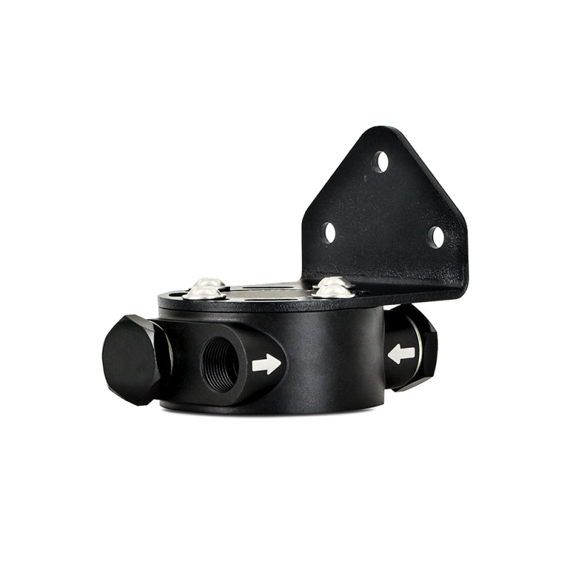 Mishimoto Fittings Mishimoto 3/4 - 16 Thread Remote Oil Filter Mount - Black