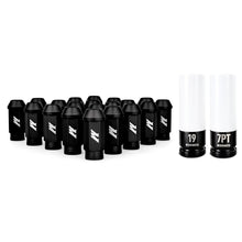 Load image into Gallery viewer, Mishimoto Lug Nuts Mishimoto Aluminum Locking Lug Nuts 1/2 X 20 23pc Set Black