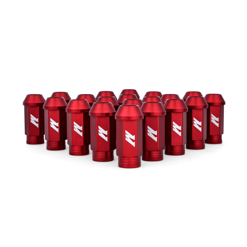 Mishimoto Lug Nuts Mishimoto Aluminum Locking Lug Nuts M12x1.5 20pc Set Red