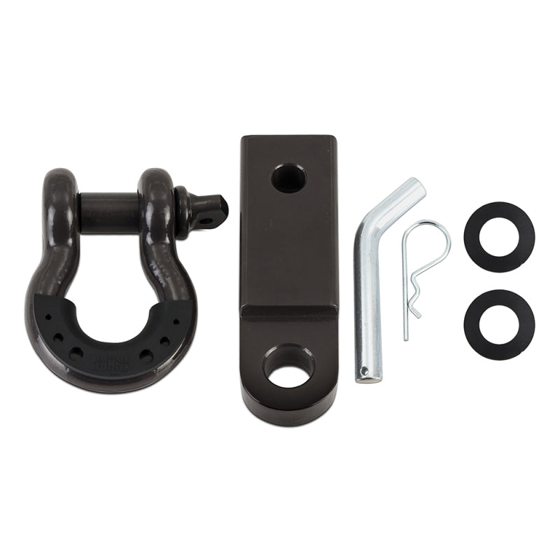 Mishimoto Hitch Receivers Mishimoto Borne Hitch Receiver & Shackle Set Black