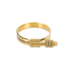 Load image into Gallery viewer, Mishimoto Clamps Mishimoto Constant Tension Worm Gear Clamp 1.77in.-2.60in. (45mm-66mm) - Gold