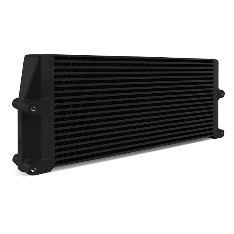 Mishimoto Oil Coolers Mishimoto Heavy-Duty Oil Cooler - 17in. Same-Side Outlets - Black