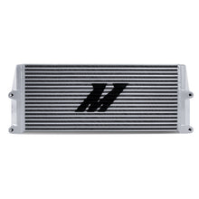 Load image into Gallery viewer, Mishimoto Oil Coolers Mishimoto Heavy-Duty Oil Cooler - 17in. Same-Side Outlets - Silver