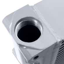 Load image into Gallery viewer, Mishimoto Oil Coolers Mishimoto Heavy-Duty Oil Cooler - 17in. Same-Side Outlets - Silver