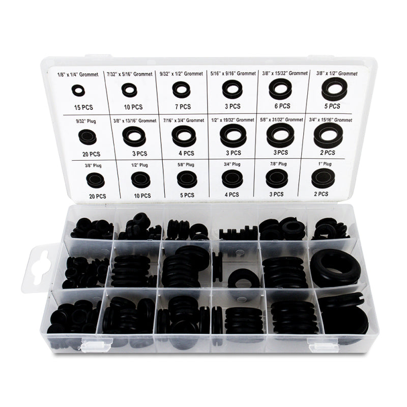 Mishimoto Tools Mishimoto Rubber Grommet Assortment - 125Pc.