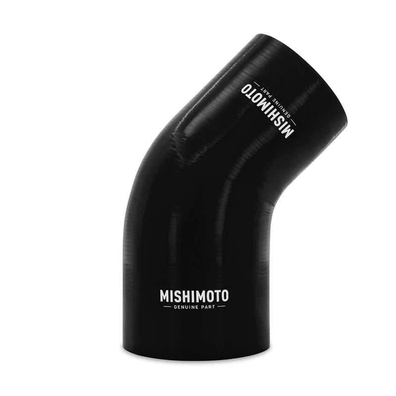 Mishimoto Silicone Couplers & Hoses Mishimoto Silicone Reducer Coupler 45 Degree 3.5in to 4in - Black