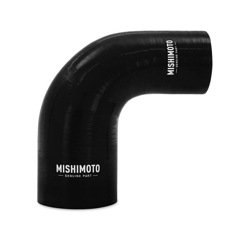 Mishimoto Silicone Couplers & Hoses Mishimoto Silicone Reducer Coupler 90 Degree 2.5in to 3.25in - Black