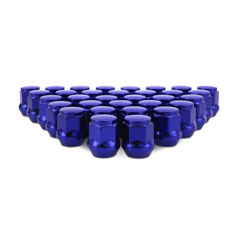 Mishimoto Lug Nuts Mishimoto Steel Acorn Lug Nuts M14 x 1.5 - 32pc Set - Blue