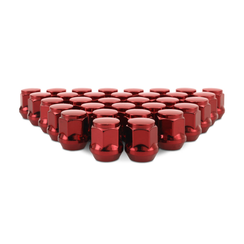 Mishimoto Lug Nuts Mishimoto Steel Acorn Lug Nuts M14 x 1.5 - 32pc Set - Red