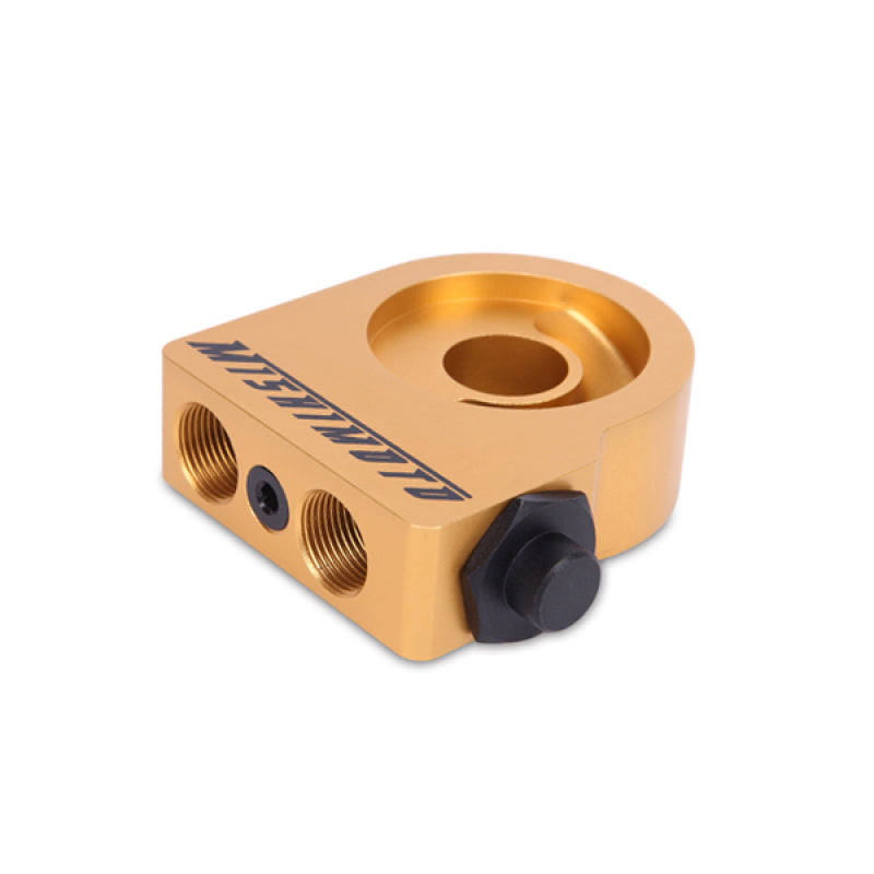 Mishimoto Oil Filter Blocks Mishimoto Thermostatic Gold M20 Oil Sandwich Plate