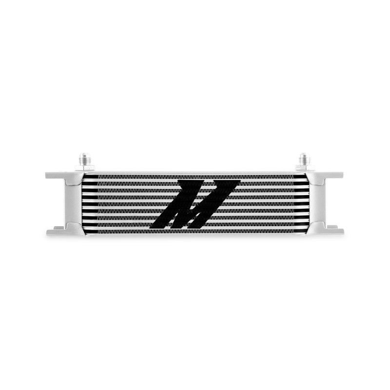 Mishimoto Oil Coolers Mishimoto Universal -6AN 10 Row Oil Cooler - Silver