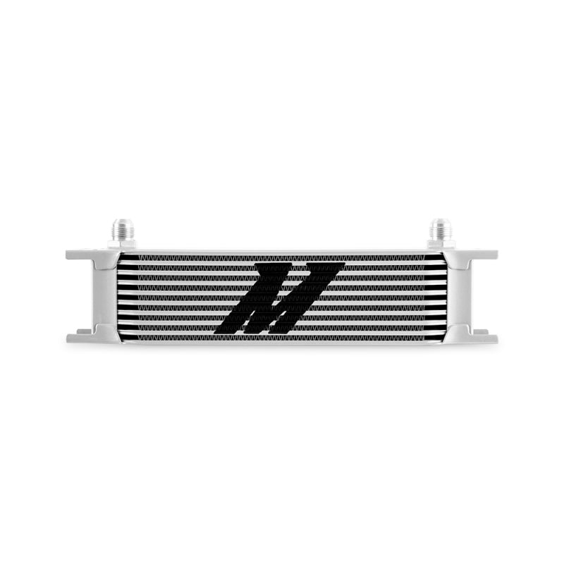 Mishimoto Oil Coolers Mishimoto Universal -8AN 10 Row Oil Cooler - Silver