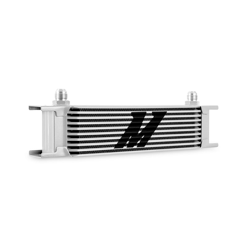 Mishimoto Oil Coolers Mishimoto Universal -8AN 10 Row Oil Cooler - Silver