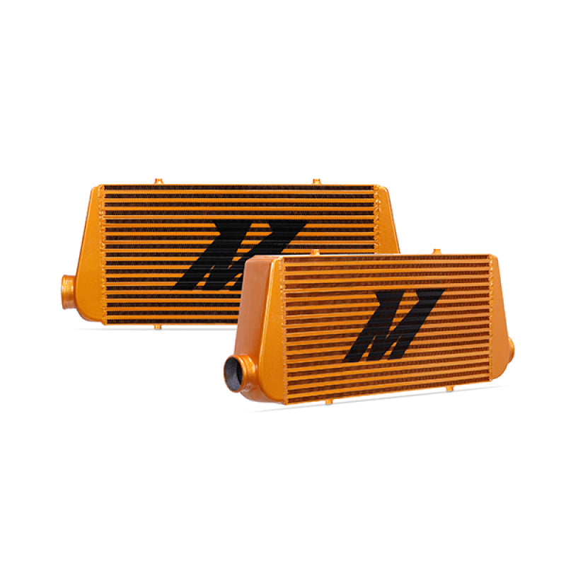 Mishimoto Intercoolers Mishimoto Universal Gold R Line Intercooler Overall Size: 31x12x4 Core Size: 24x12x4 Inlet / Outlet