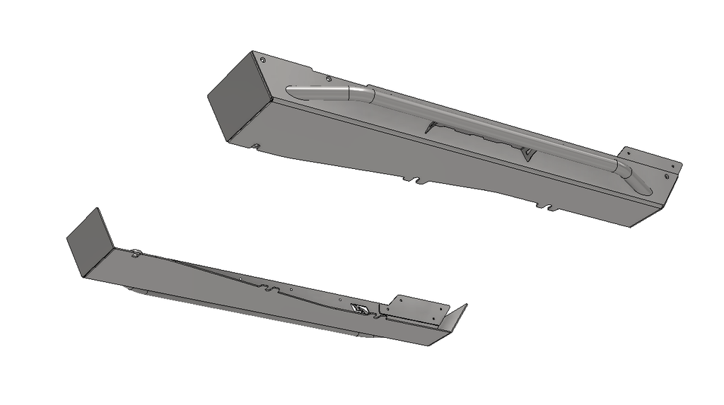 Motobilt Rocker Guards 15 Inch Stretch Rockers w/Tube Step for Jeep YJ Motobilt - MB1177-S - Motobilt