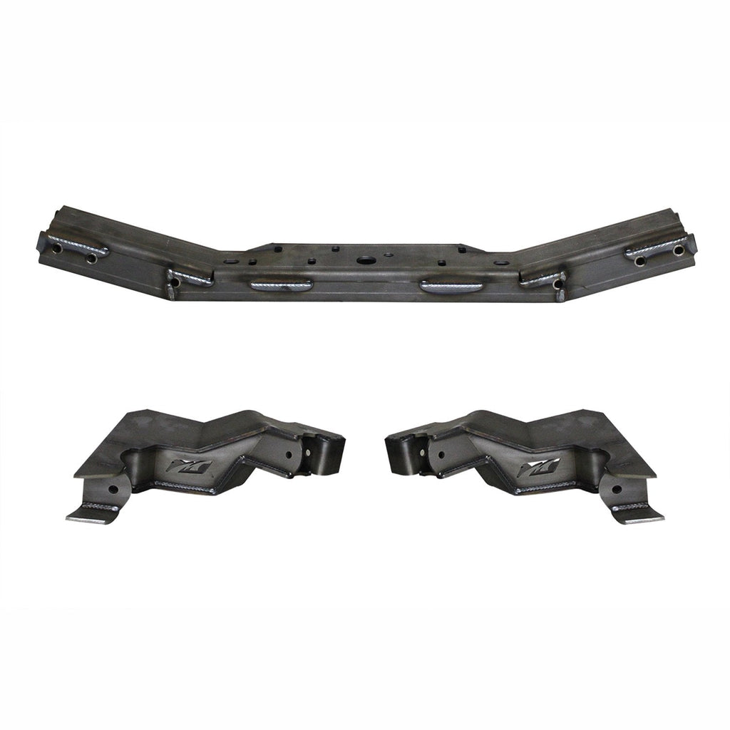 Motobilt Suspension Kit 4 Link Front Suspension Brackets With Transmission Crossmember For 12-18 Jeep JKU Bare Steel Motobilt - MB7004 - Motobilt