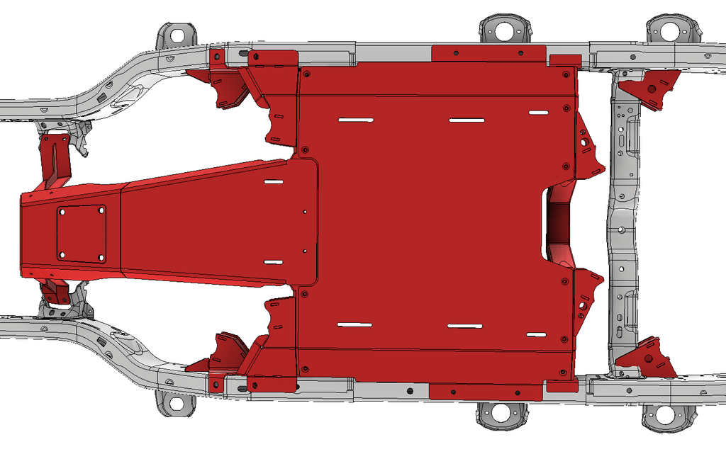 Motobilt Suspension Kit 4 Link Suspension Bracket and Skid Kit for 2018-Present Jeep JLU Motobilt - MB7006 - Motobilt