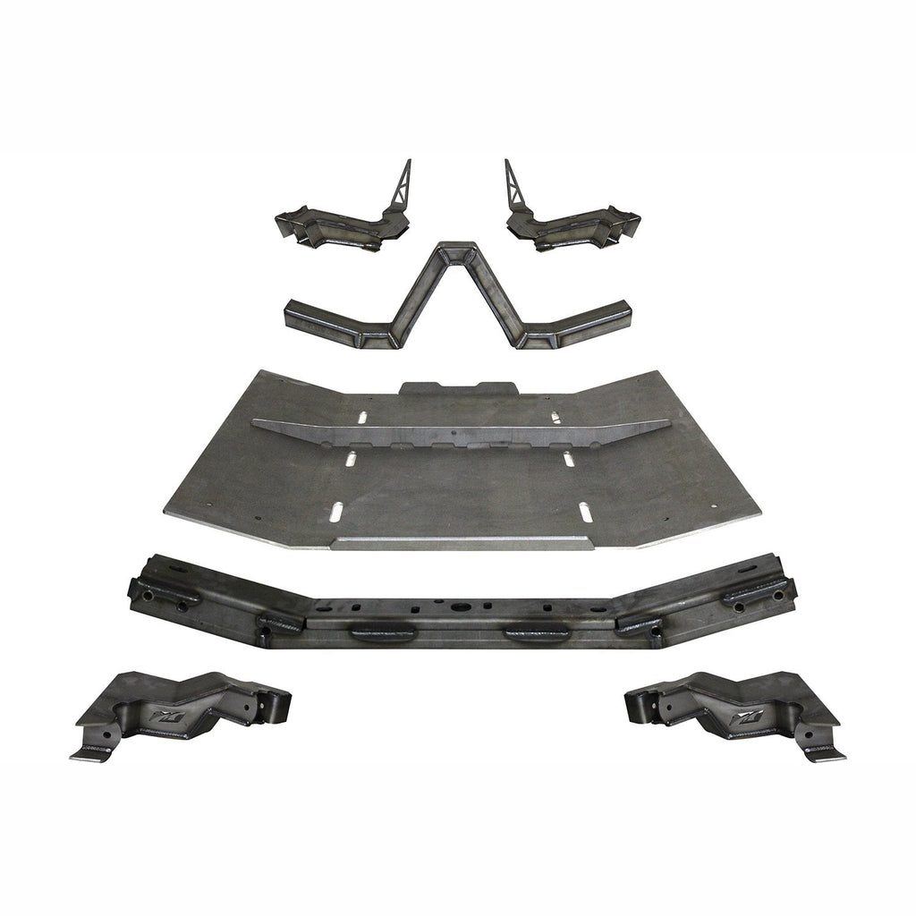 Motobilt Suspension Kit 4 Link Suspension Bracket Kit With Skid Plate For 07-11 Jeep JKU Bare Steel Motobilt - MB7000 - Motobilt