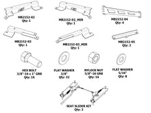 Load image into Gallery viewer, Motobilt Seat Mounting Bracket Adjustable Front PRP Seat Mounts for Jeep JL/JLU Motobilt - MB2152 - Motobilt