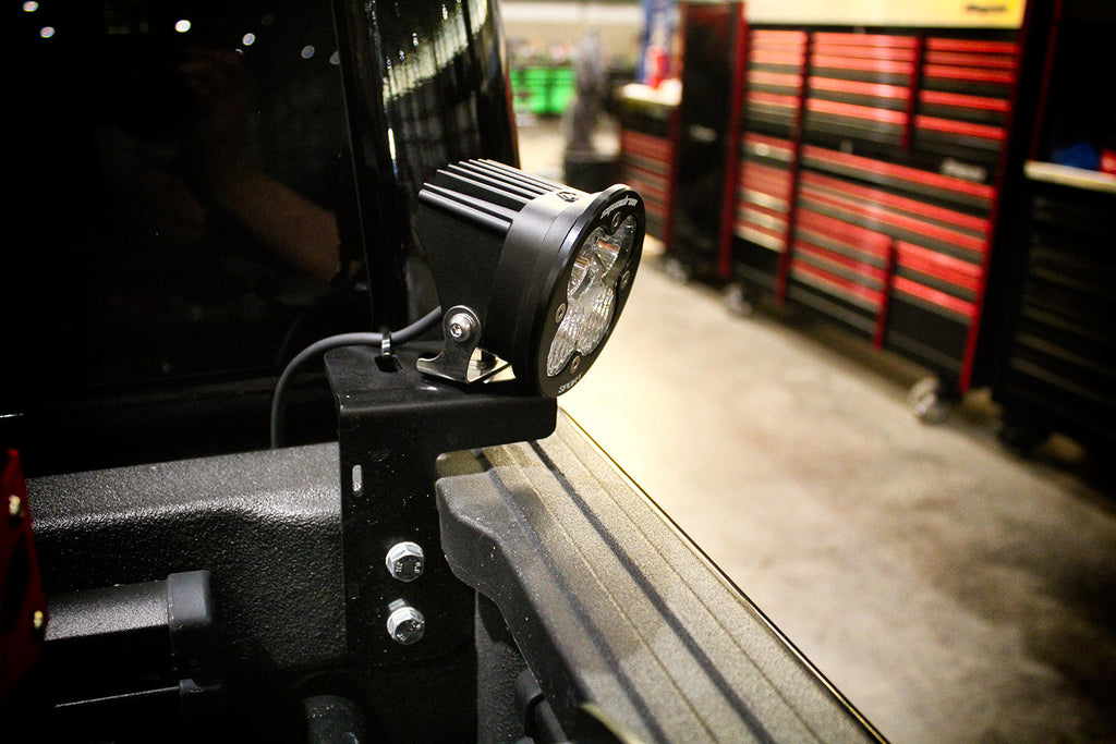 Motobilt Mounting Brackets(Lighting) Aluminum Bed Light Mounts for Jeep JT Gladiator Motobilt - MB2142-A - Motobilt