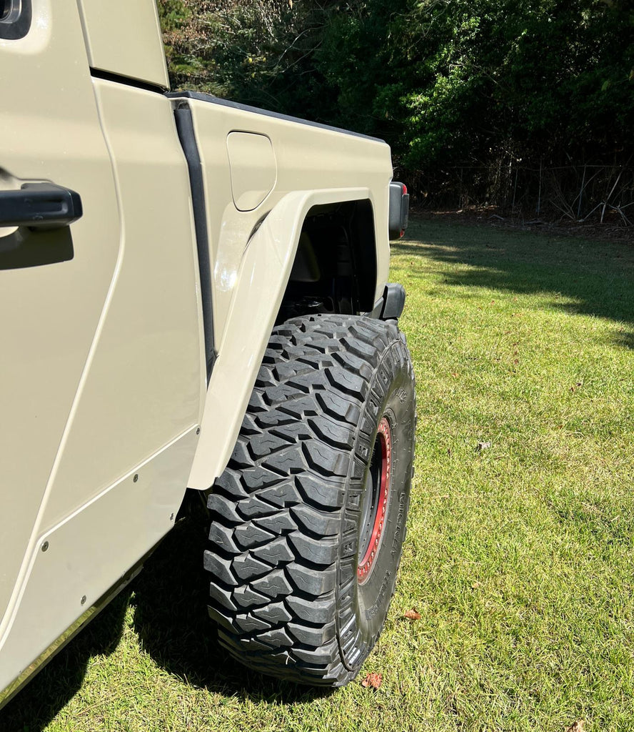Motobilt Fenders Aluminum Rear Highline Fenders for Jeep JT Gladiator Motobilt - MB1197-A - Motobilt
