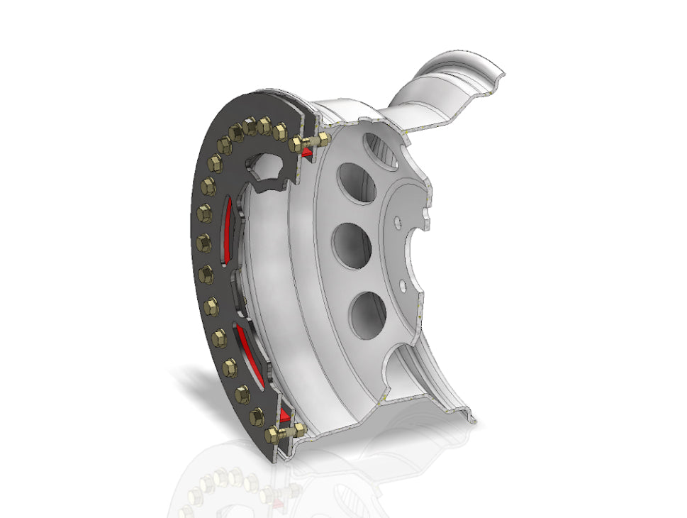 Motobilt Wheel Hub Ring Anti-Coning Ring for 15 Inch DIY Bead Locks Motobilt - MB-ACR15 - Motobilt