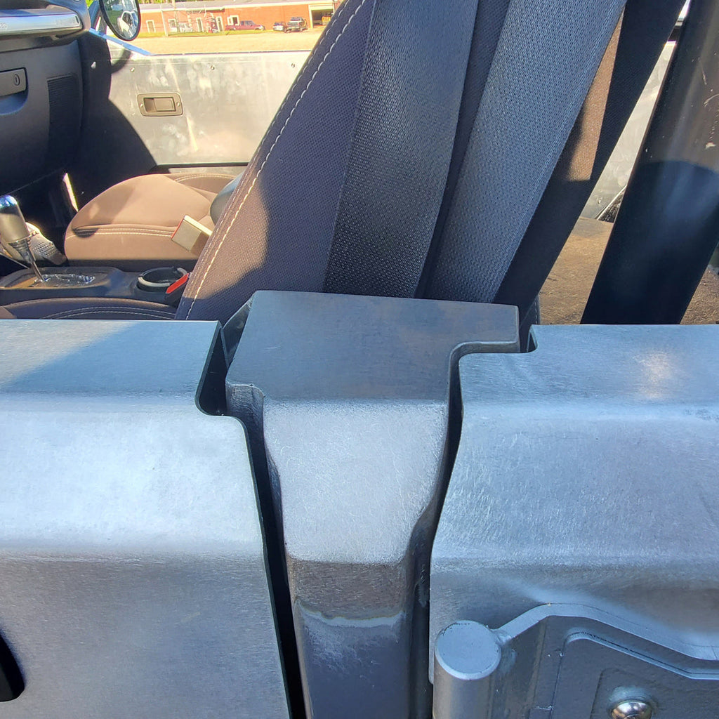Motobilt Roll Cage B-Pillar Chop Kit For Jeep JKU Bare Steel Motibilt - MB3057 - Motobilt