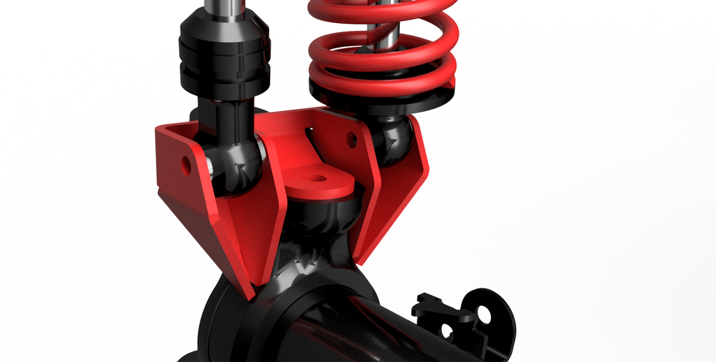 Motobilt Shock Mount Dual Front Lower Shock Mounts SD60 Bare Steel Motobilt - MB1547 - Motobilt