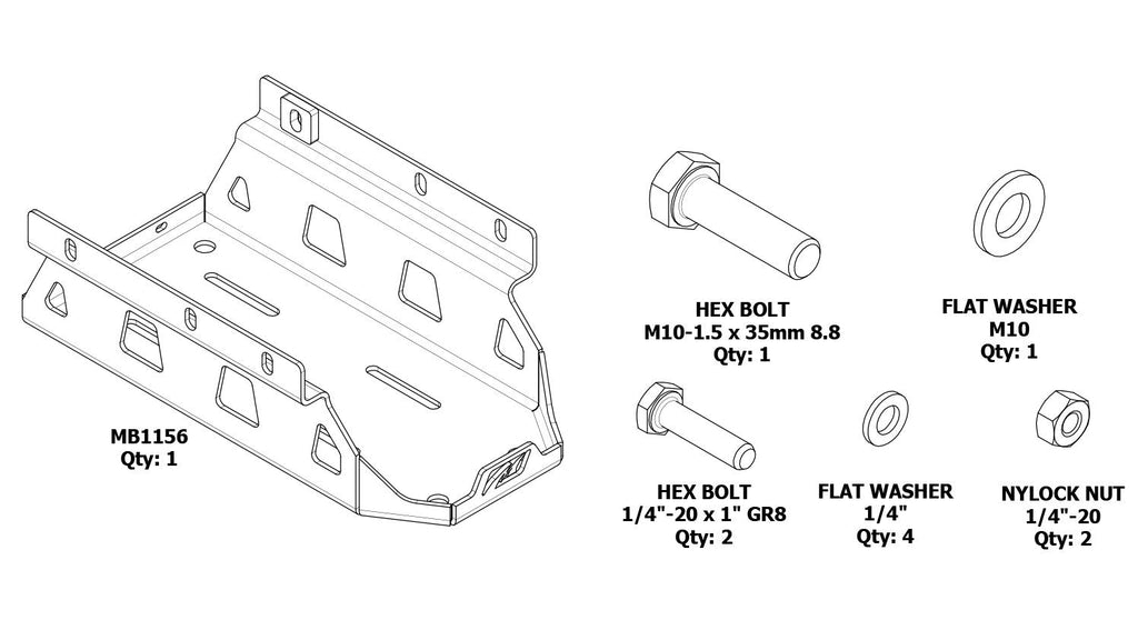 Motobilt Skid Plates E-Torque Battery Skid for 2019-Present Jeep JL/JLU Motobilt - MB1156 - Motobilt