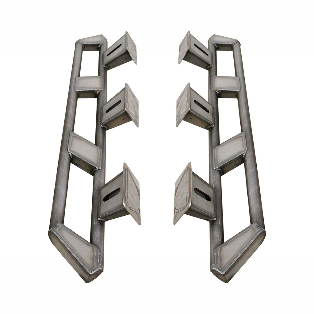 Motobilt Rocker Guards Frame Mounted Rocker Guards For 4 Door Jeep JL Bare Steel Motobilt - MB1158 - Motobilt