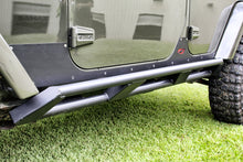 Load image into Gallery viewer, Motobilt Rocker Guards Frame Mounted Rocker Guards for Jeep JKU 4 Door Motobilt - MB1158-JKU - Motobilt